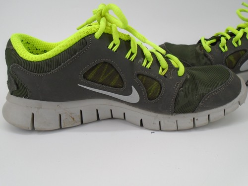 Nike Running Athletic Shoes Free 5.0 Kids Youth Size 6.5 Y Green - Picture 9 of 16