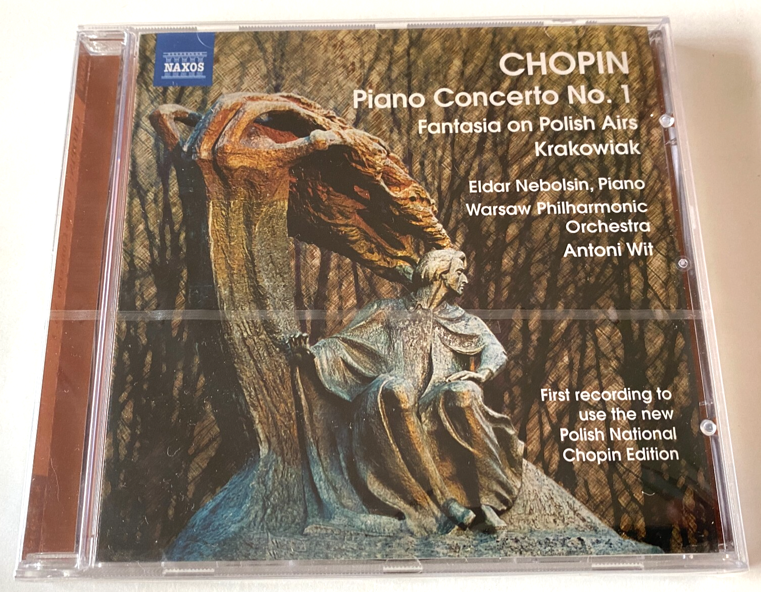 Chopin - Piano Concerto No. 1 Sealed Naxos CD Album 2010 Piano By Eldar Nebolsin