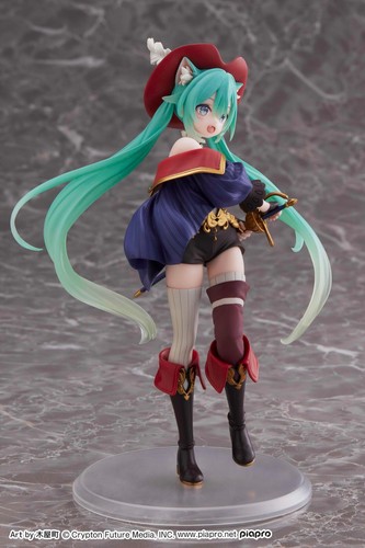Hatsune Miku Puss in Boots Figure Taito Miku Wonderland Kawaii - Picture 4 of 7