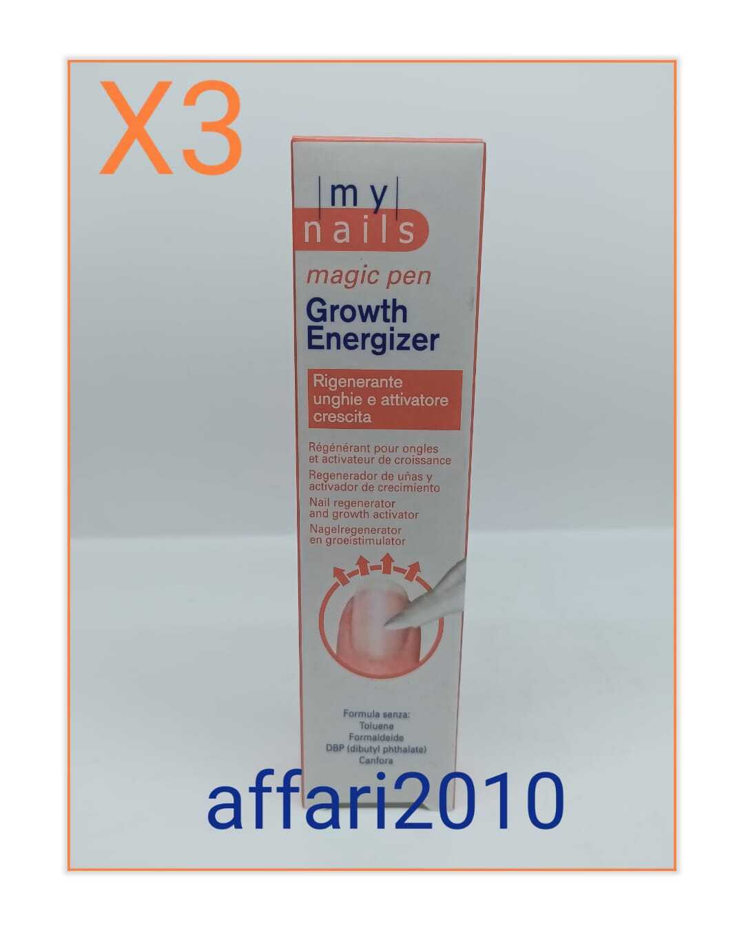 MY NAILS MAGIC PEN RIGNERANTE UNGHIE E ATTIVATORE CRESCITA - 3 PEZZI