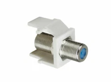 F type Keystone Jack 3G High Frequency Modular Insert Wall Plate Coax Connector