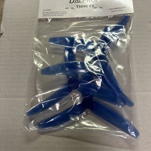NEW DALPROP T4045V2 Tri Blade Propeller 4pcsFPV Drone in Blue - Picture 6 of 7