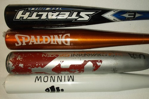 T-BALL BAT SET YOUTH BASEBALL ALUMINUM 24 25 26 28 INCHS PRE-OWNED SPALDING - Picture 4 of 13