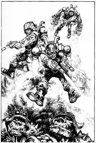 Rogue Trader 40K Imperial Guard Assault Squad - 第 3/4 張圖片