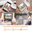 WiFi Security Camera 1080P Wireless, IP66 Waterproof CCTV Cameras with Battery, Origineel goedkoop