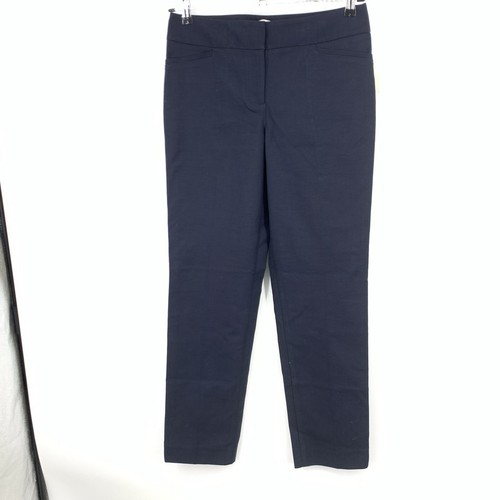 Pantalon Talbots femme taille 8 bleu marine pantalon travail slim jambe droite