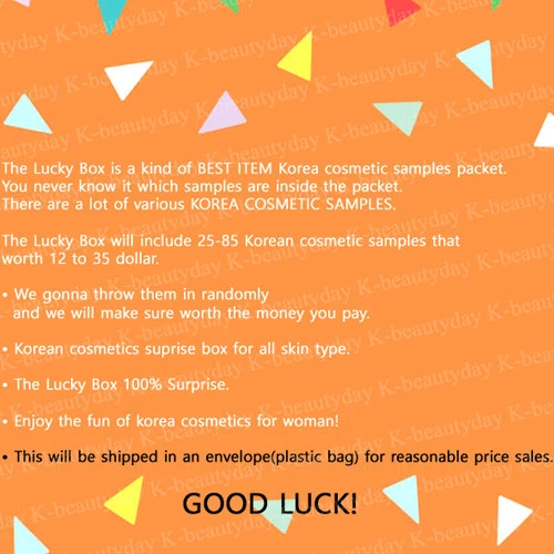 ¡Caja secreta de la suerte! Juego de 95 muestras de cosméticos coreanos KOREA BEST Foto 3 de 4