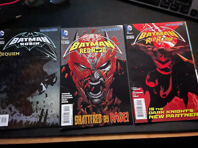 DC Comics THE NEW 52 Series Batman And Robin, RedRobin, Red Hood Comics 18 19 20