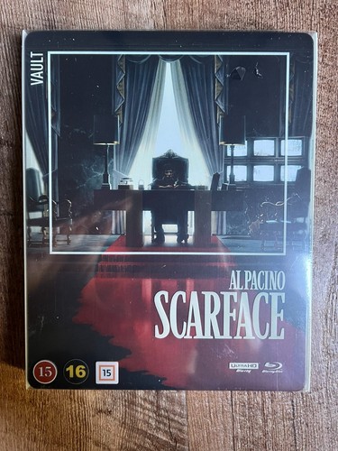 Scarface m. Film Vault Edition Steelbook (4K UHD + Blu-ray, Import, Region Free)