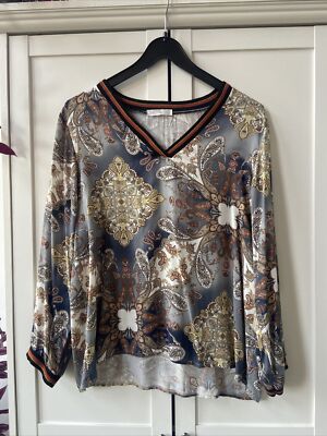 neu! Buse Shirt Tunika Paisley Viskose, 40, Italy