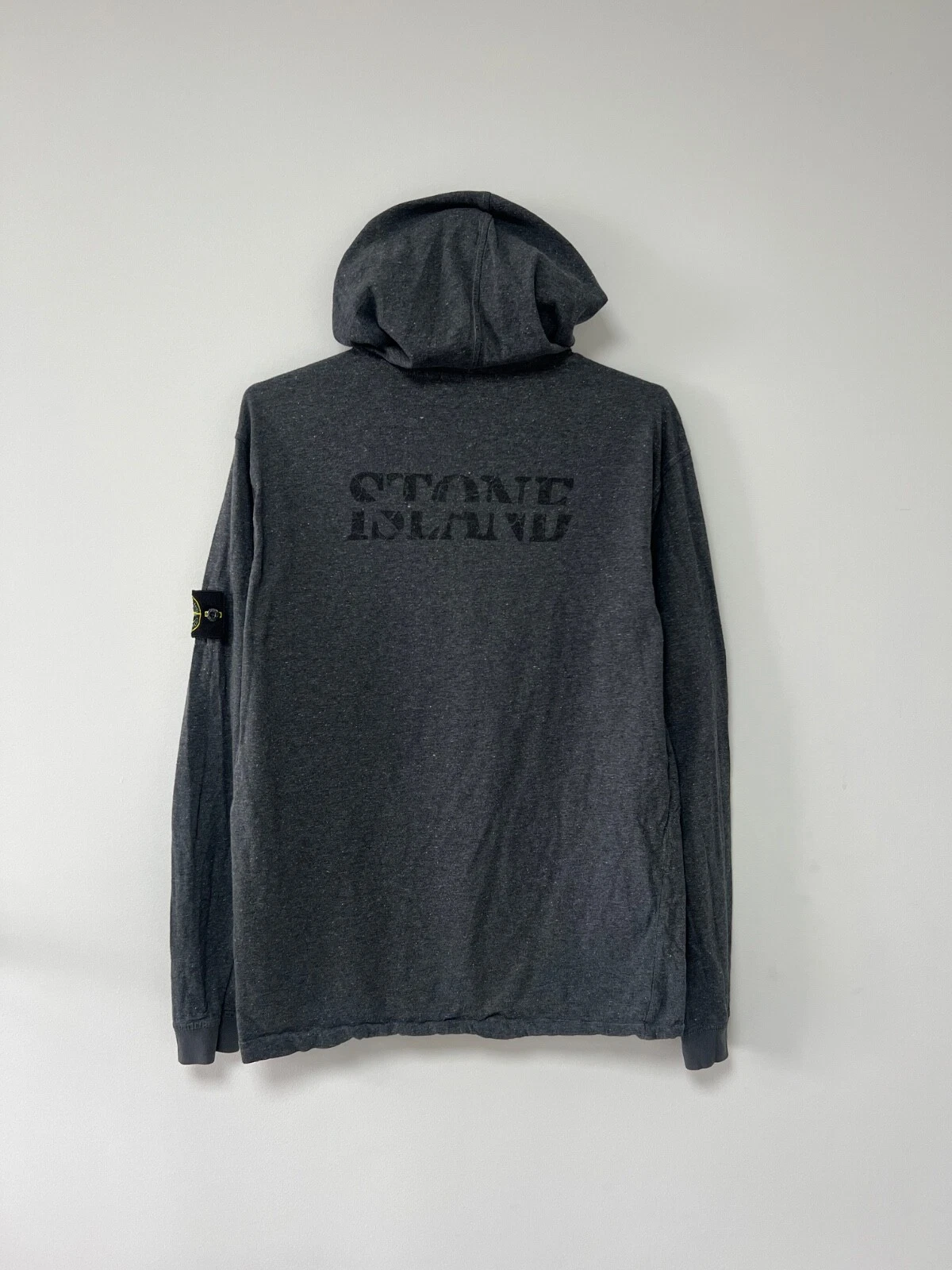 Felpa con cappuccio manica lunga Stone Island Archive vintage anni 90 rara Y2K uomo taglia M