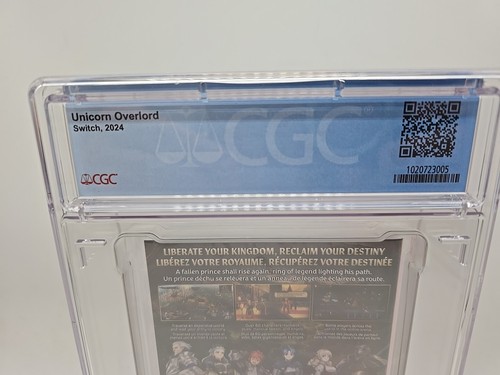 Unicorn Overlord Nintendo Switch Sealed New 1st Print CGC 9.8 A++ Graded - Picture 6 of 7