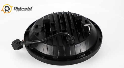 2x 7inch Round Black Halo Led Headlight Hi-Lo Beam 280W For Freightliner Century - Picture 12 of 12