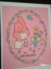 SANRIO: MY MELODY STICKER SHEET 1976-UNUSED