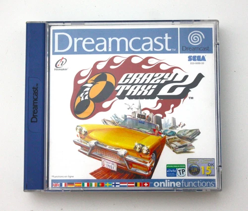 Crazy Taxi 2 (Sega Dreamcast, PAL) CIB, tested & working