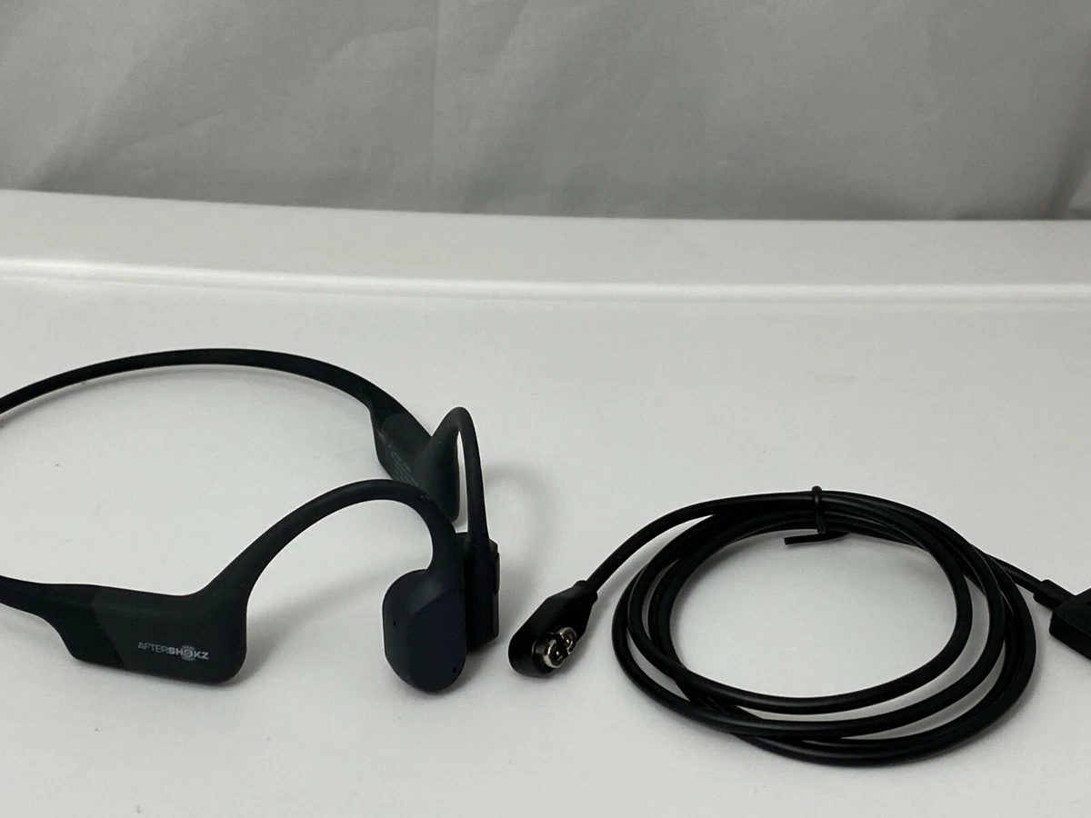 AfterShokz AS800 Aeropex Bone Conduction Wireless Headphones Cosmic Black  Grey