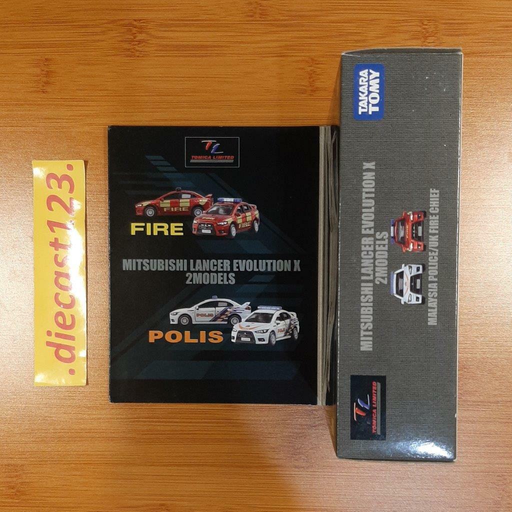 TOMICA LIMITED MITSUBISHI LANCER EVOLUTION X 2MODELS Set LIMITED