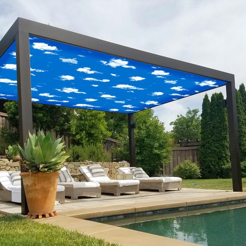 9' Sun Shade Sail Straight Edge Waterproof UV Garden Patio Yard Canopy Cover - Picture 46 of 49