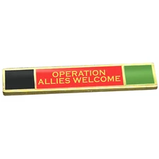 discontinued EL2-022 AFGHANISTAN OPERATION ALLIES WELCOME CBP Commendation Bar P