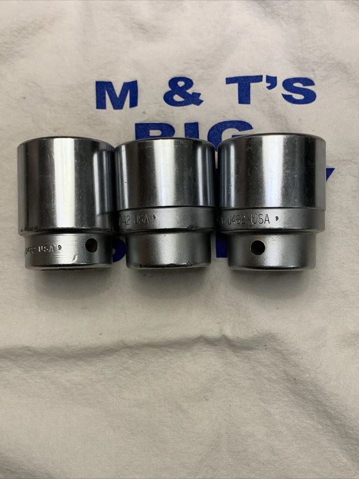 Blue-Point 3/4" Drive 12pt 3pc SAE Shallow Chrome Socket Set U422, U442, U462 - Image 4 of 4