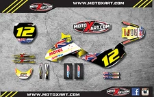 Full Custom Graphics Kit -AUSSIE PRIDE - Suzuki JR 80  All years stickers decals