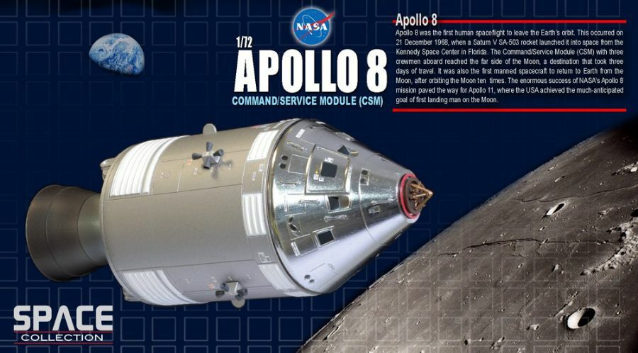 Maquette NASA Apollo 8 Dragon Wings 1:72 - Lancement 21 Décembre 1968