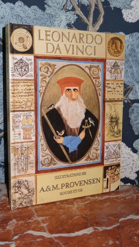 LEONARDO DA VINCI - A. & M. Provensen - 1984 - ALBUM ANIMÉ EN RELIEF - POP-UP