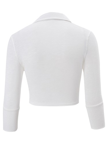 Camicia donna scollo V top calda tutto abbinato bavero bottoni lavoro pendolarismo ufficio - Foto 14 di 27