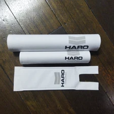 white set HARO BMX padset oldschool vintage RARE