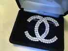 Stylish Brooch 14K White Gold Plated 1.90 Ct Round Cut Moissanite Womens Fancy