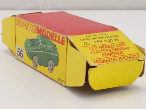 Espewe 56 Schützenpanzerwagen SPW 40P Zinkguß DDR 1:87 MIB OVP 1703-07-82 - Bild 6 von 7