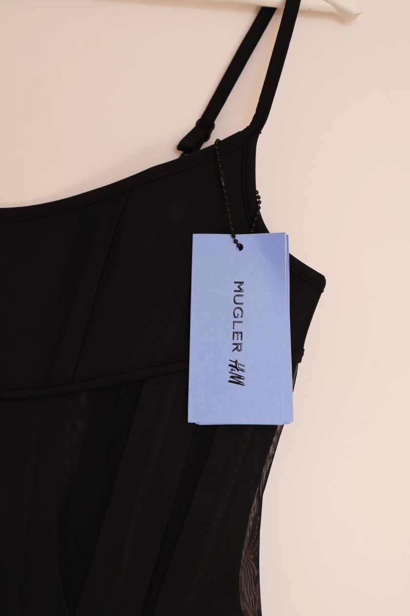 MUGLER 23S1PA03216911999 関税送料込 MUGLER x H&M Oversized Leather Shopper Bag | Limited