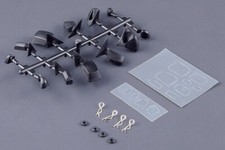 Slidelogy 1/10 RC Drift Car Wing/Door Mirror Set, 6 Different Designs - SDY-0142