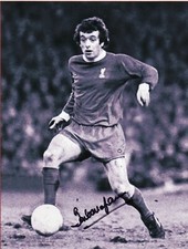 IAN CALLAGHAN AUTOGRAPH, LIVERPOOL FC, FOOTBALL