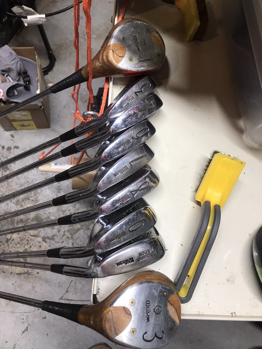 WILSON SIGNATURE JERRY PATE IRONS & WOODS 3,4 6-PW Driver And 3 