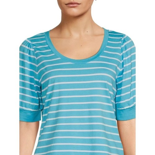 Time and Tru Women's Puff Sleeve Top, Size: XL(16-18) - Picture 3 of 4