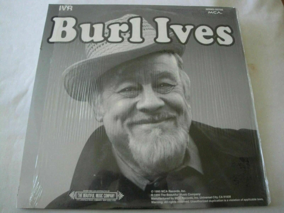 THE BEAUTIFUL MUSIC BURL IVES 2X VINYL LP ALBUM 1995 MCA REC A LITTLE BITTY TEAR - Image 2 of 2