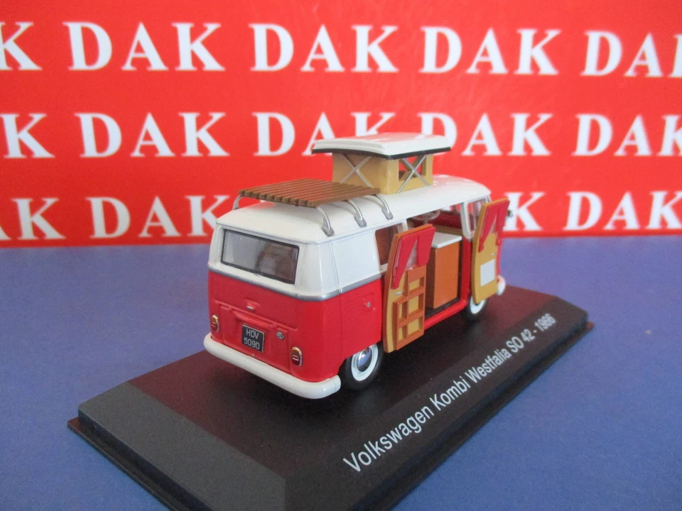 Die cast 1/43 Modellino Camper Volkswagen T1 Kombi Westfalia SO 42 1966 - Immagine 3 di 3