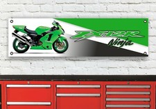 BR155B KAWASAKI ZX12R ZX12 GARAGE FLEXIBLE BANNER WORKSHOP SIGN