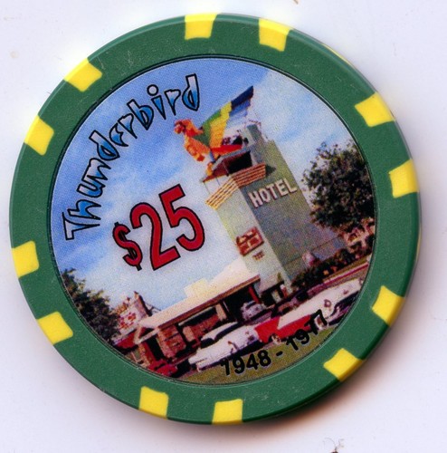 Fantasy Chips: Thunderbird 25.00, 1948 - 1977 - Picture 2 of 2