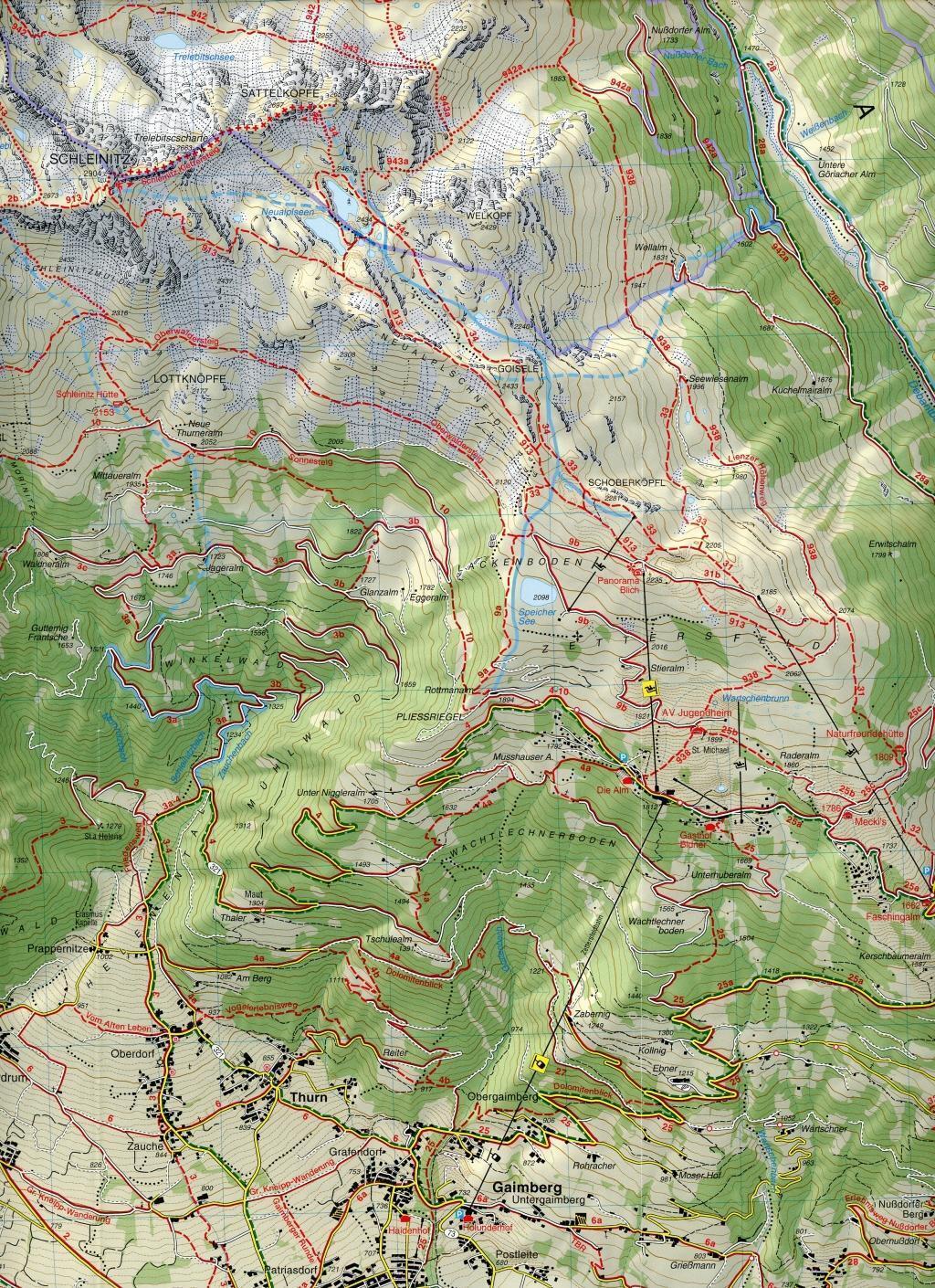 Thumbnail - Wanderkarte 74 Lienz-schobergruppe-iseltal-lienzer Dolomiten 1:25 000