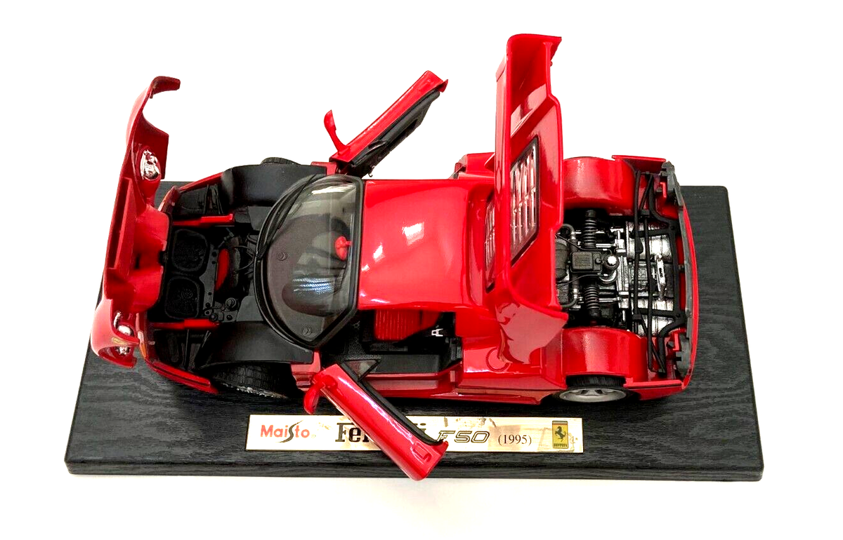 MAISTO FERRARI F50 1 18 DIECAST RED SPECIAL EDITION 1995 MAISTO FERRARI F50 1 18 DIECAST RED SPECIAL EDITION 1995