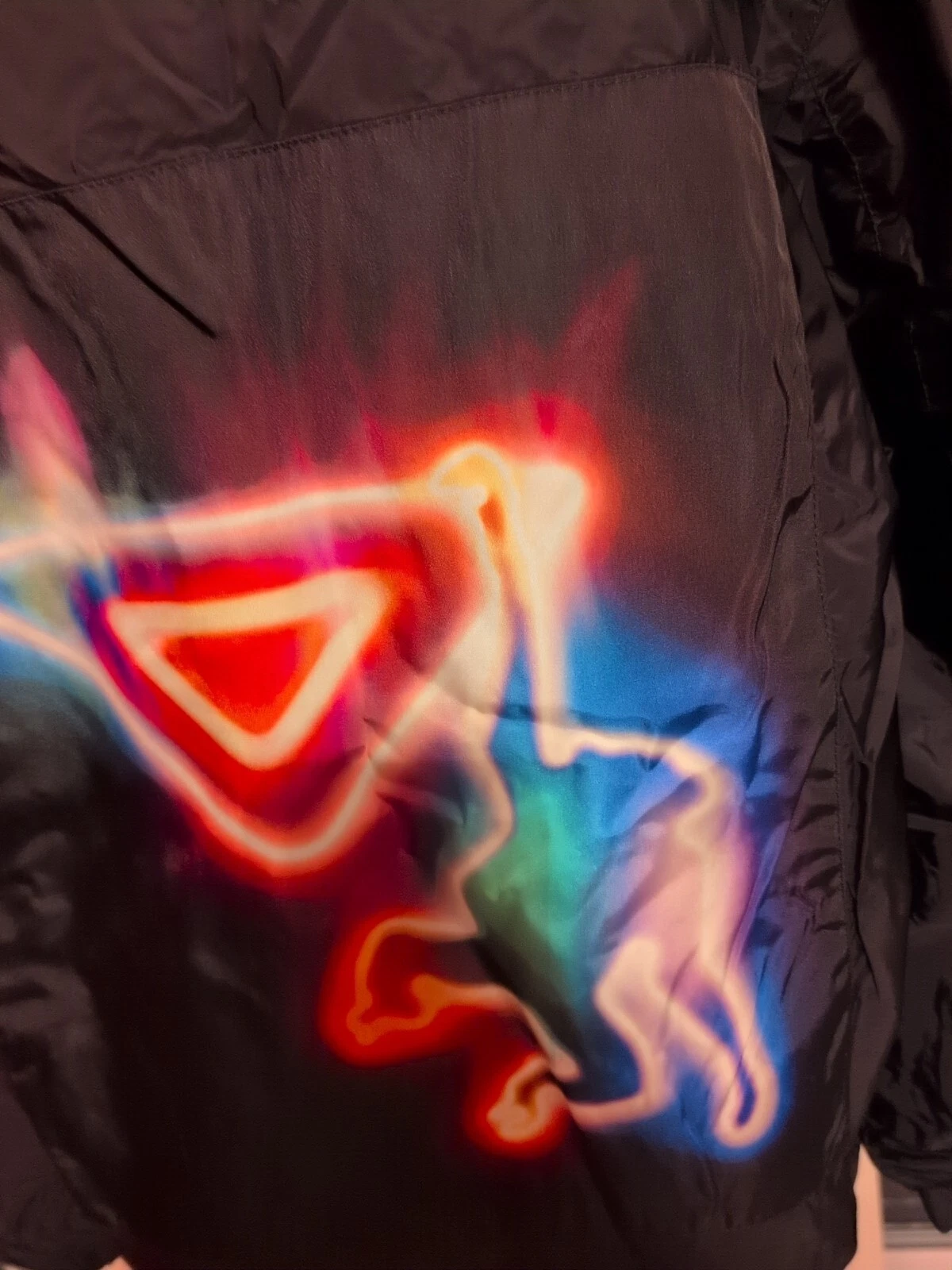 Giacca a vento Prada gomma logo neon monkey fw 2018 usata in ottime condizioni ? autentica