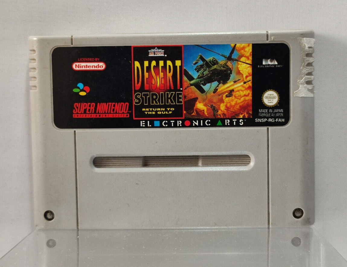 Desert Strike, Return to the Gulf - CARTOUCHE SEULE SNES : SUPER NINTENDO PAL