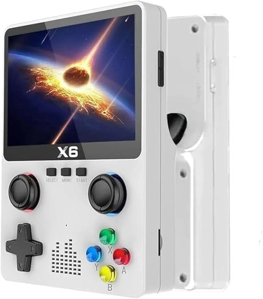Console Giochi Portatile X6 Bianca - Idea Regalo Bambini e Ragazzi