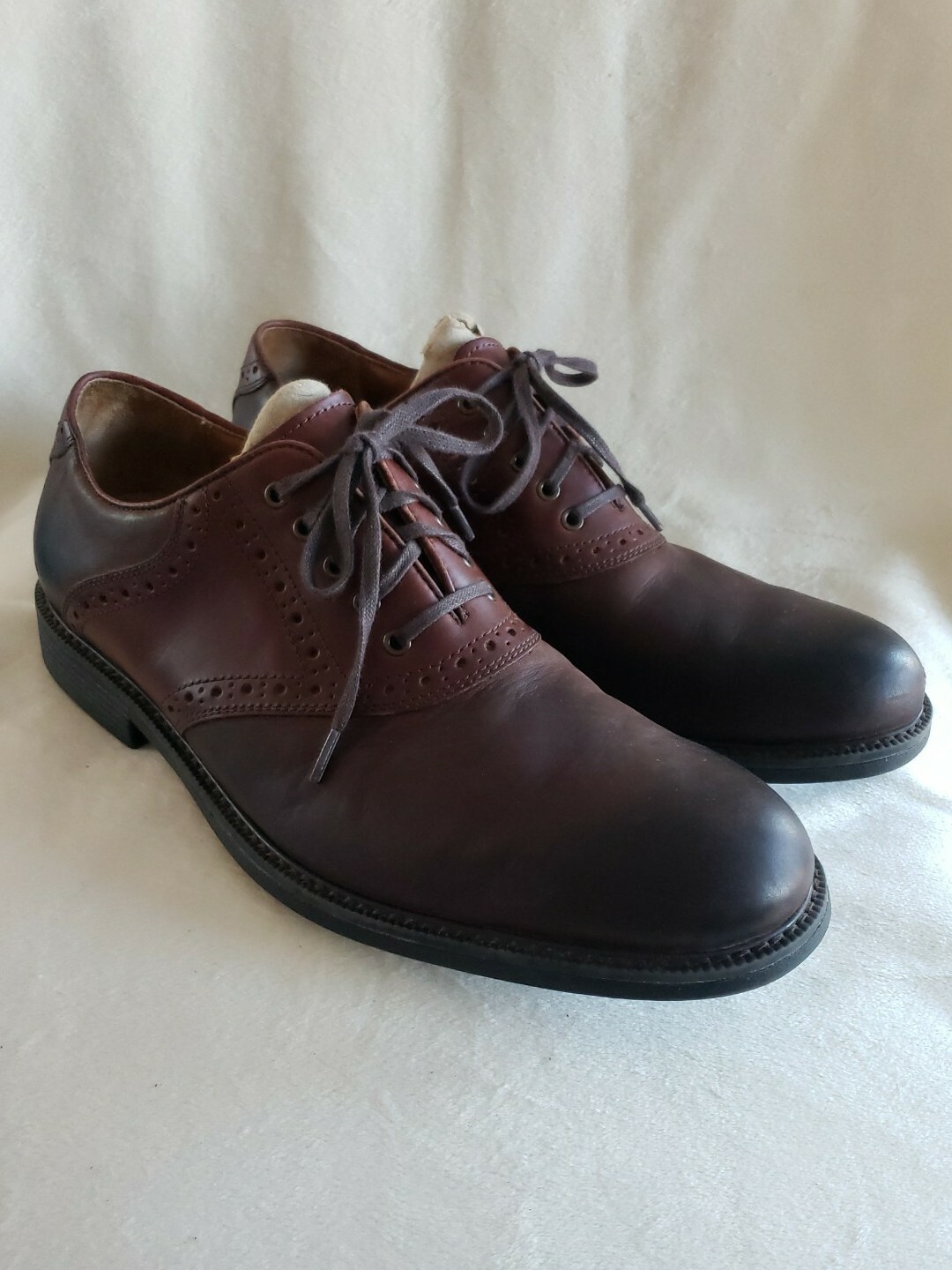 SAOLA Scarpe Oxford Johnston & Murphy XC4 impermeabili marroni taglia 9 M uomo sella stringate