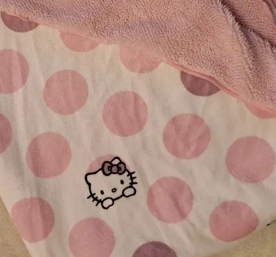 Lambs Ivy Bedtime Originals Hello Kitty Baby Blanket Lovey Minky Soft 30x39
