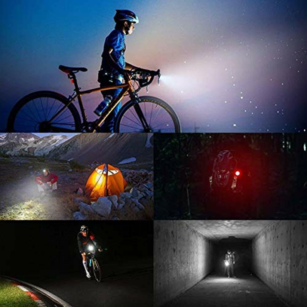 akale rechargeable bike light set