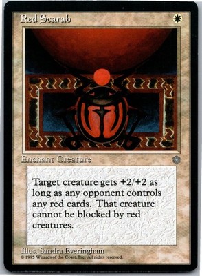 Red Scarab - U - MTG: Ice Age (ICE - ) 1995 [LP]