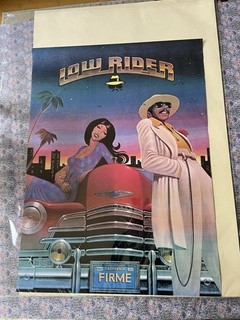 RIVISTA LOWRIDER HEAVY METAL CHICANO ART POSTER TUTA ZOOT DI THOMAS WARKENTIN